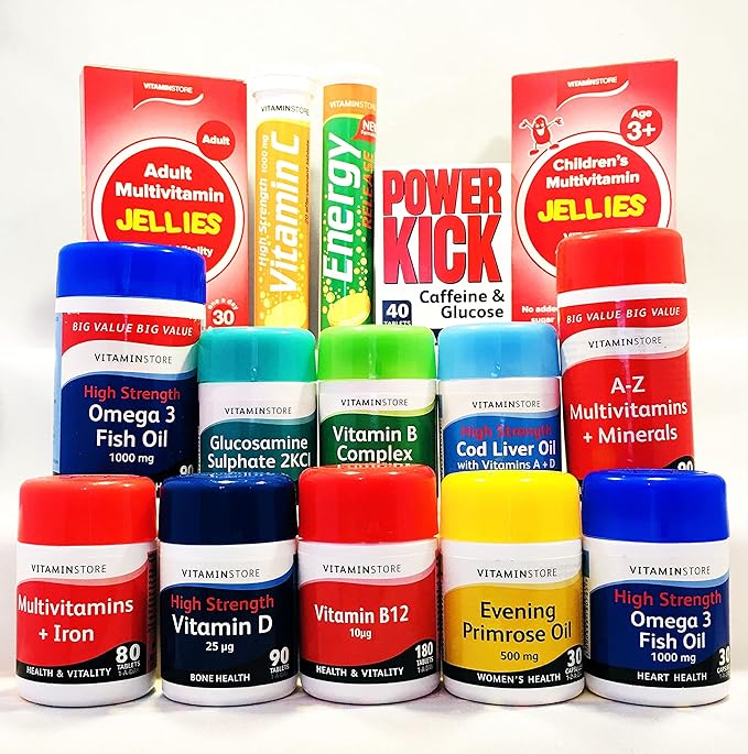 Vitamin Store A-Z Multivitamins & Minerals Food Supplement, 150 Tablets per Tub, Pack of 2 Tubs, 10 Months Supply